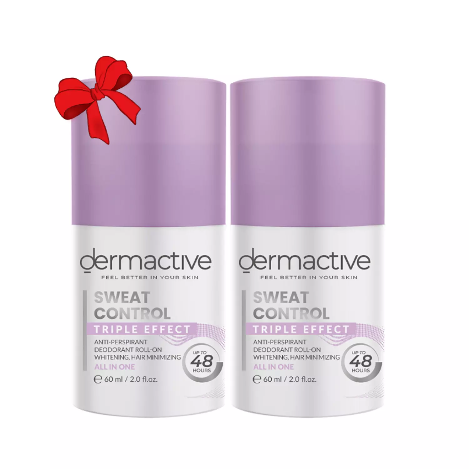 OFFER - DERMACTIVE SWEET CONTROL TRIPLE EFFECT ROLL ON 60 ML 1+1 FREE image