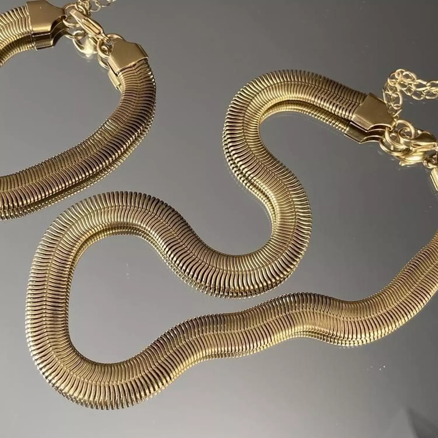 Wide snake bracelet  hover image