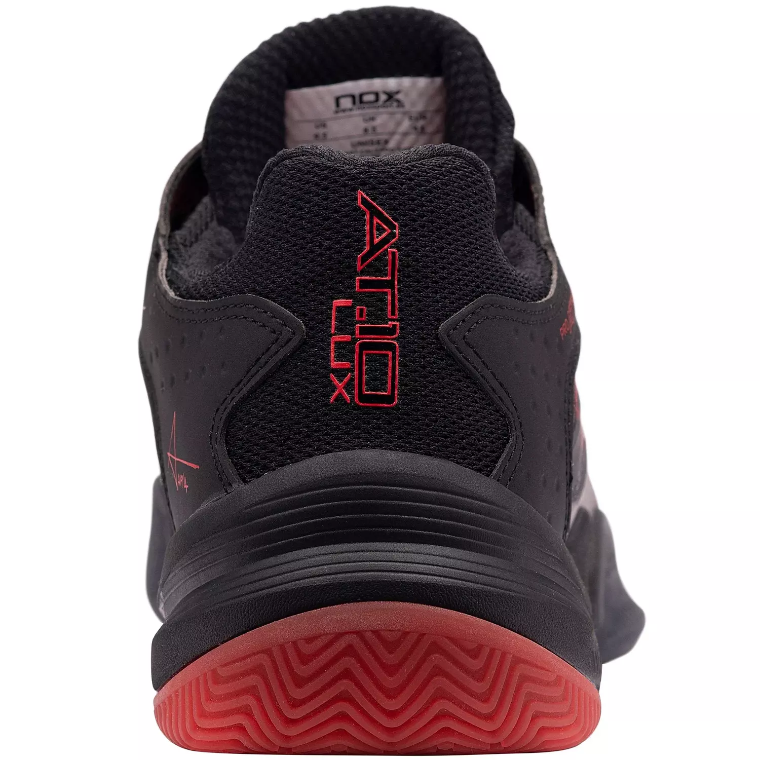 Nox AT10 Lux Shoes Black/Red 2025 2