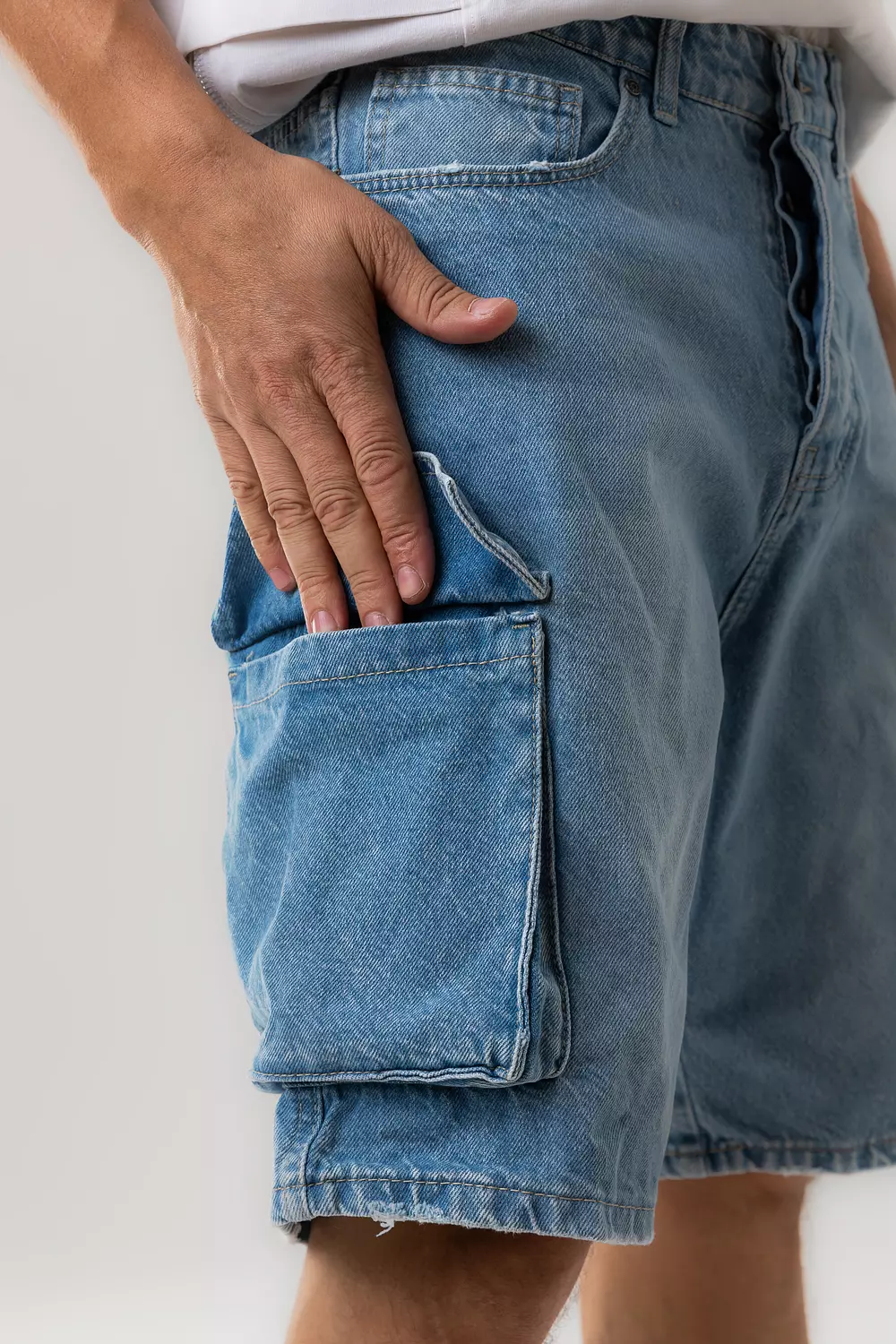 Cargo Denim Jeans Short 6