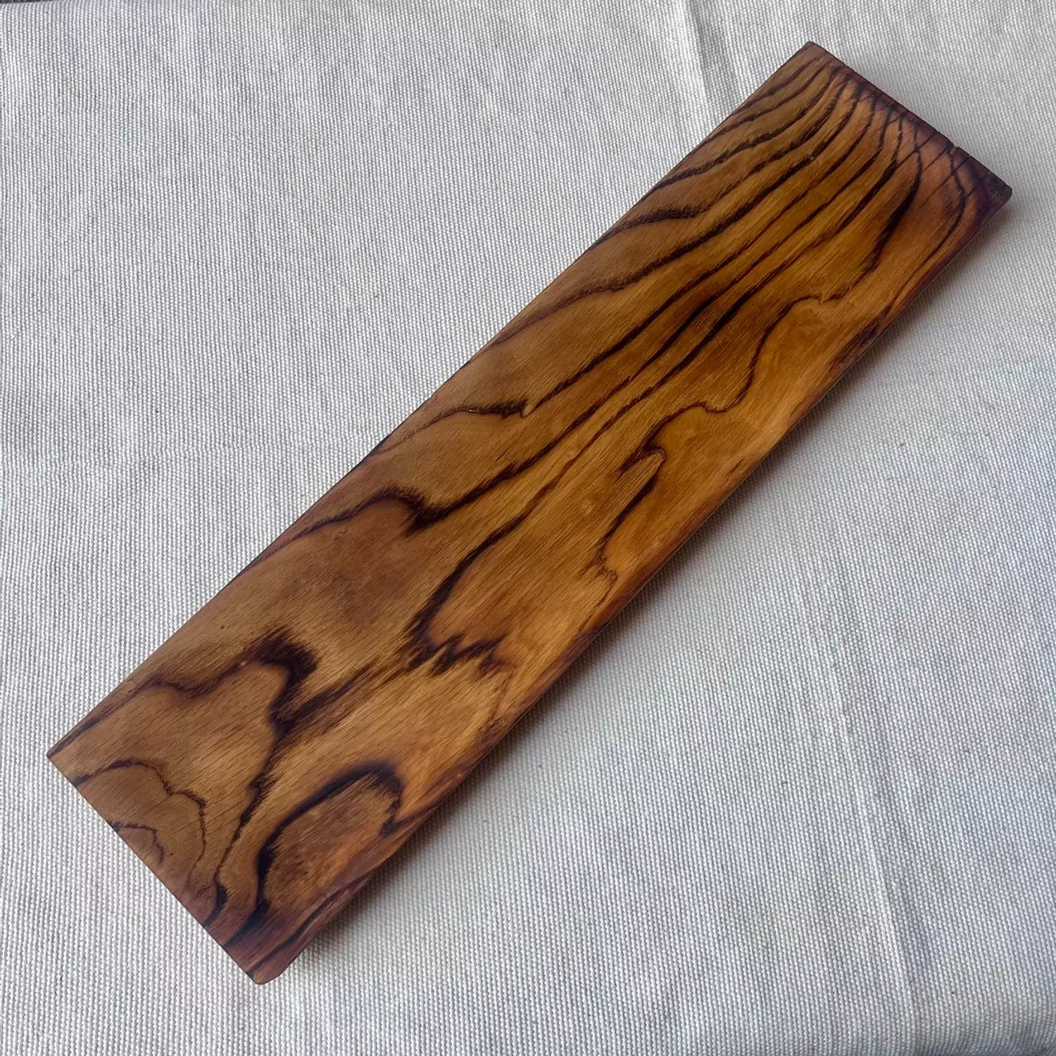 Long Oak Wood Serving Platter image
