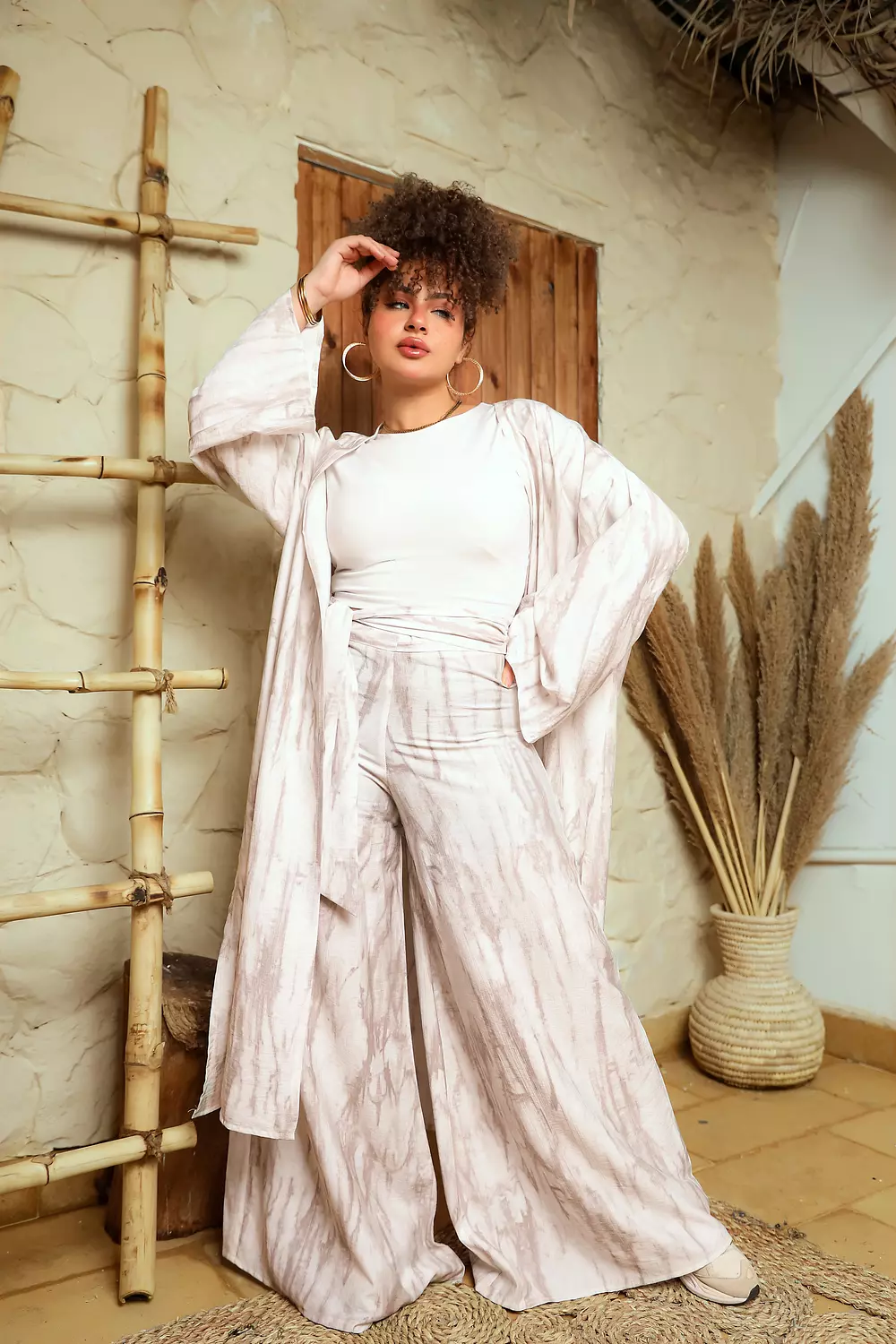 Tie-Die Linen suit image