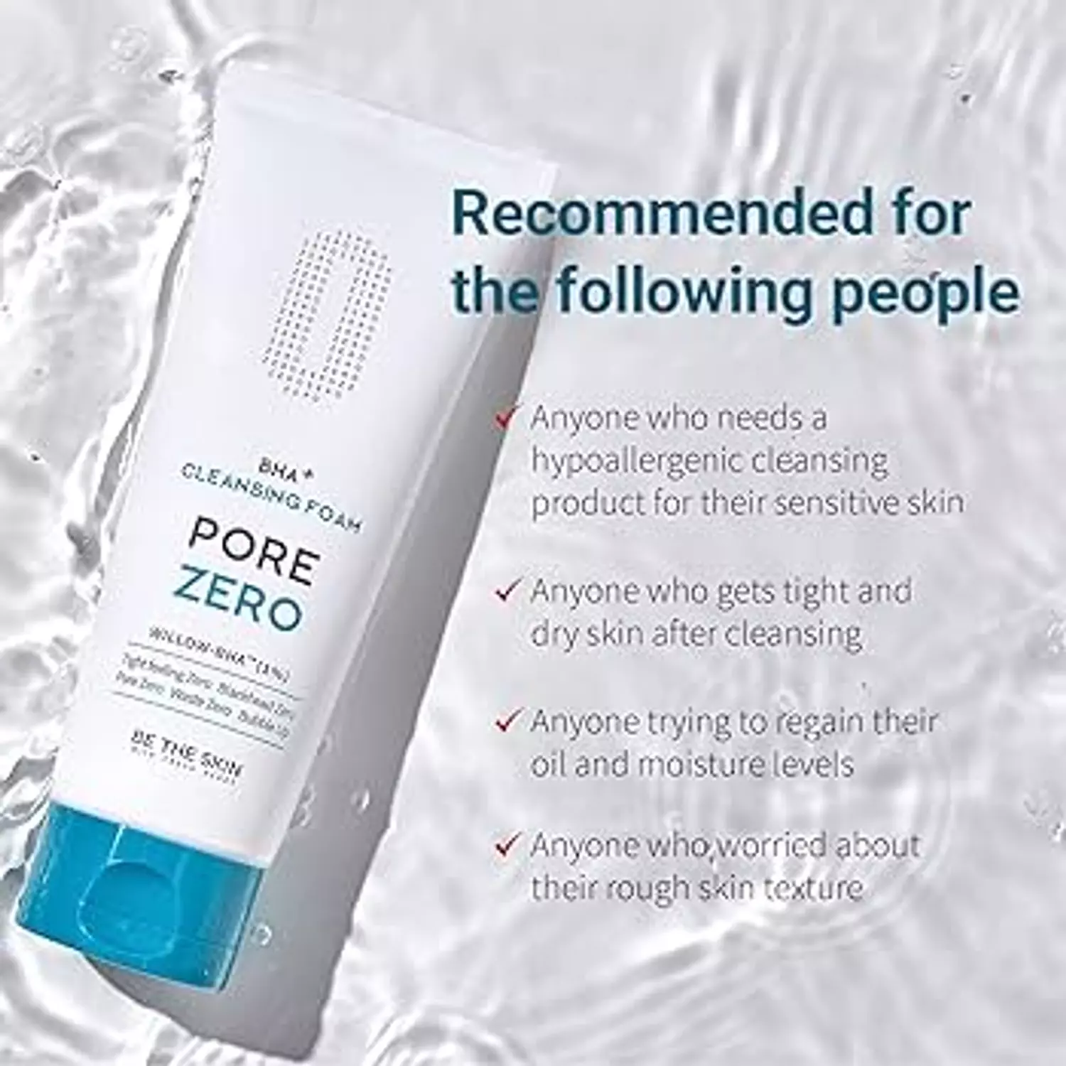 Be The Skin Pore Zero Bha Cleansing Foam  150 G 3