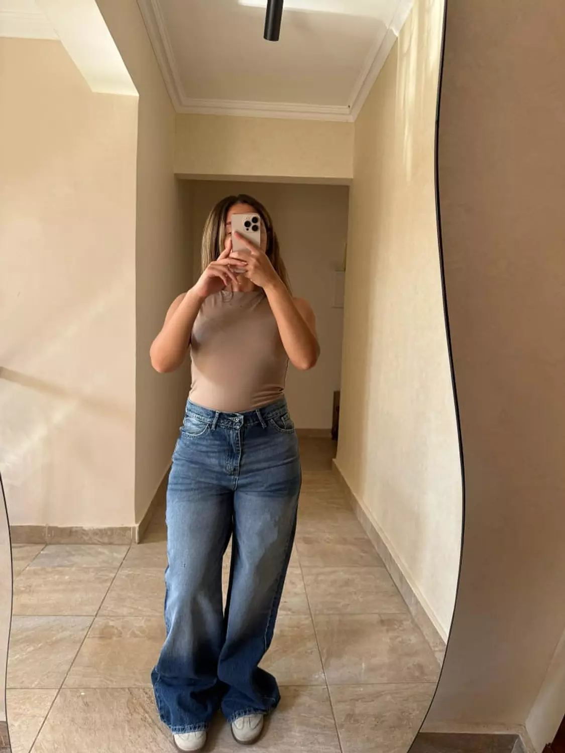 Wide Leg Jeans Dirty Blue image