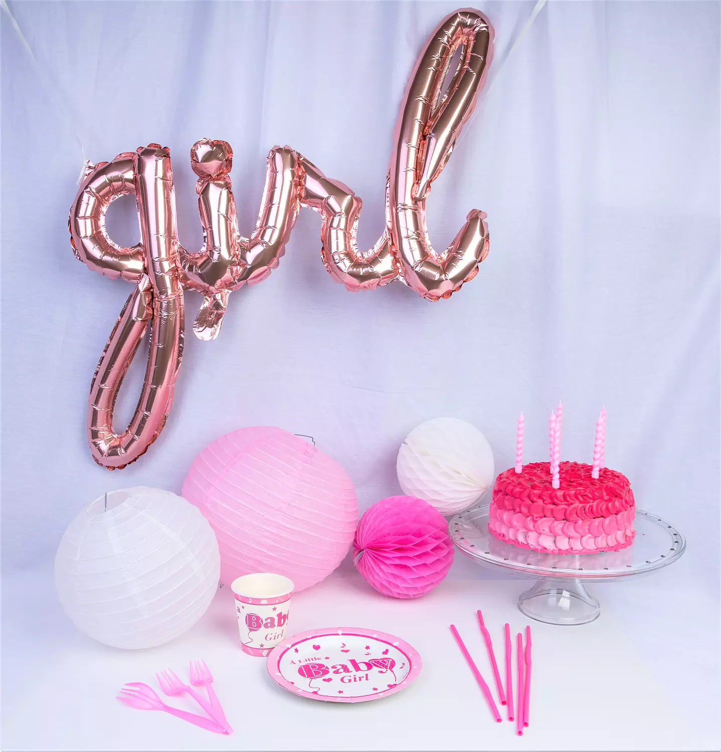 Baby Girl Paper Cups 4