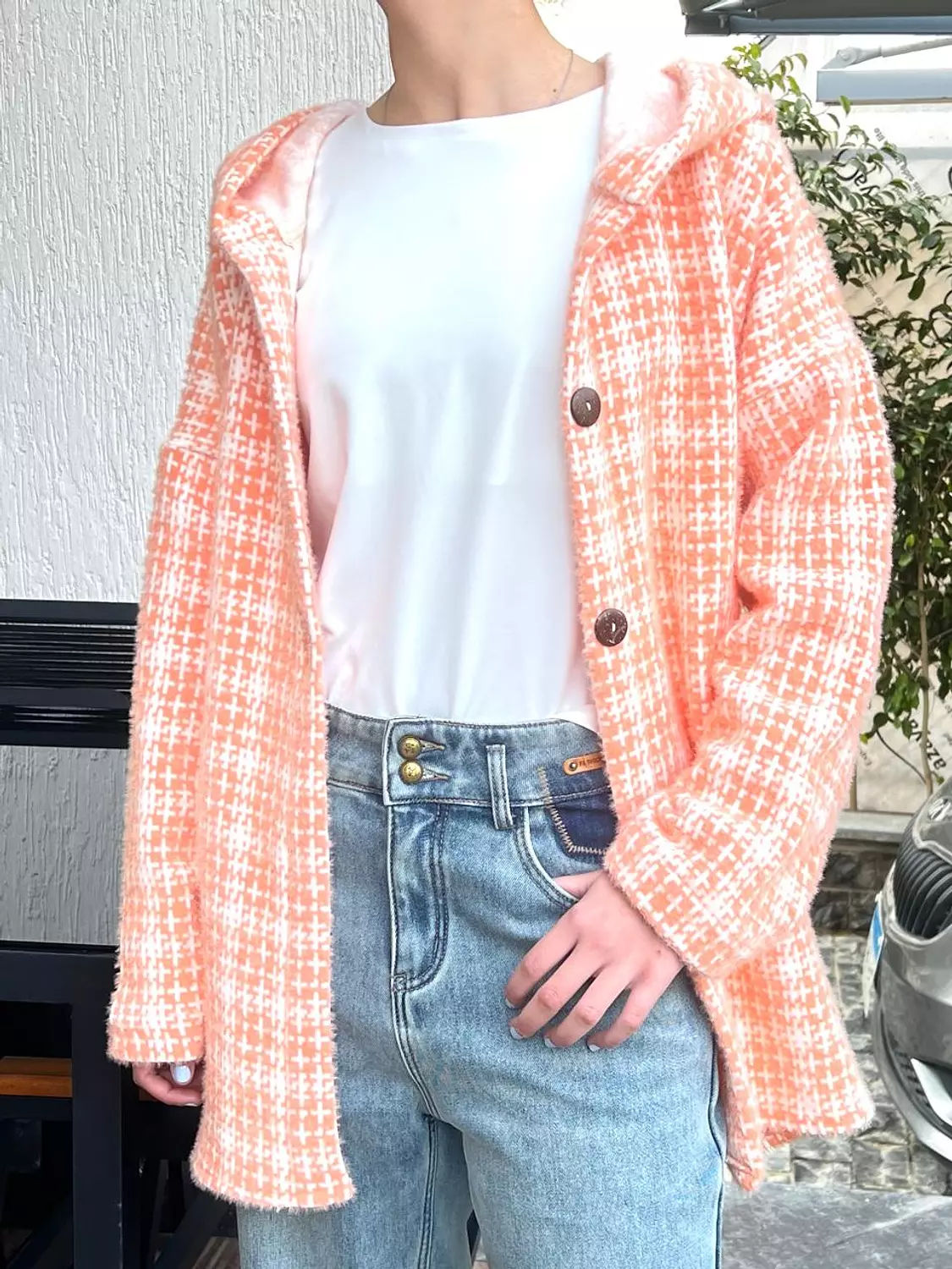 Wool orange jacket 8