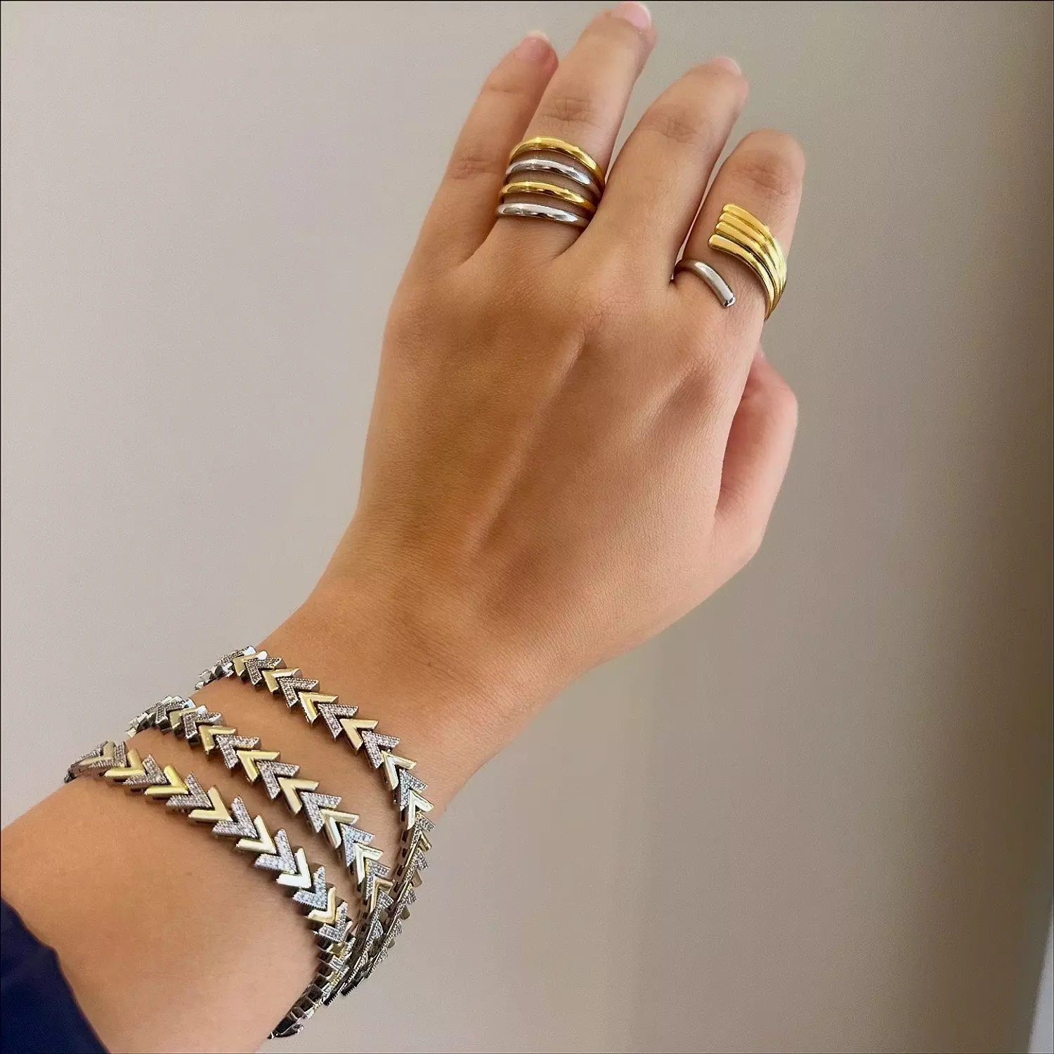 Z-Triangles Bracelets hover image