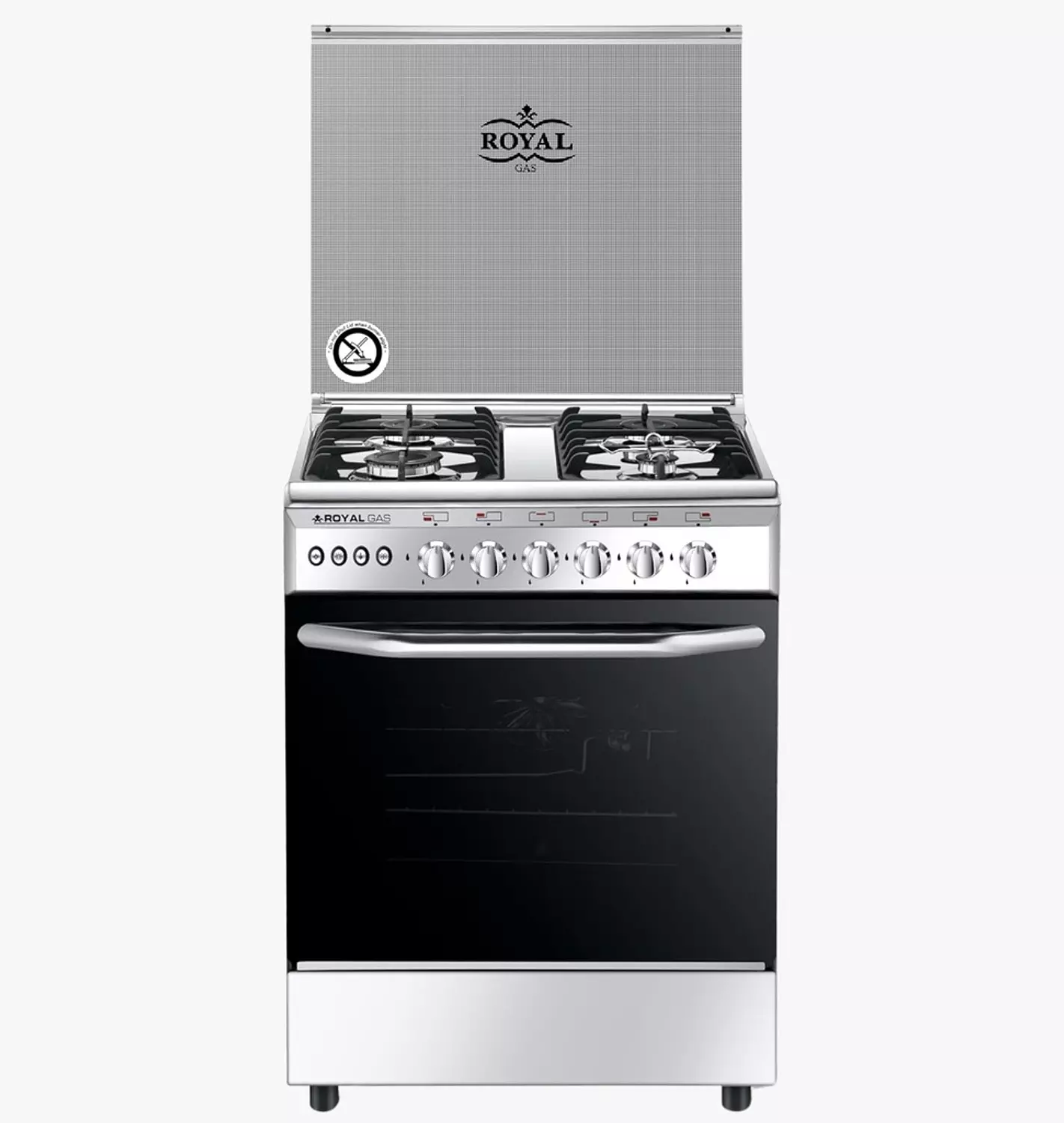 Royal Caesar 4-burner 60 cm cast fan cooker image