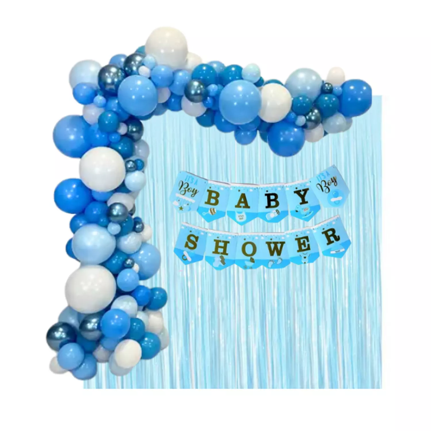 Boy Baby Shower Decoration Setup