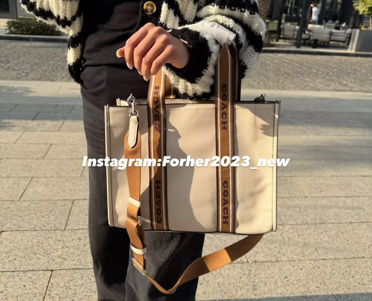 Coach smith leather tote bag 2