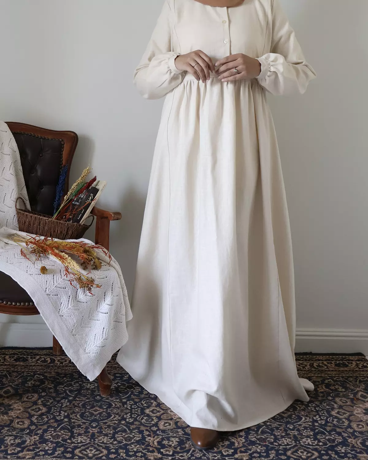 LINEN DRESS 1