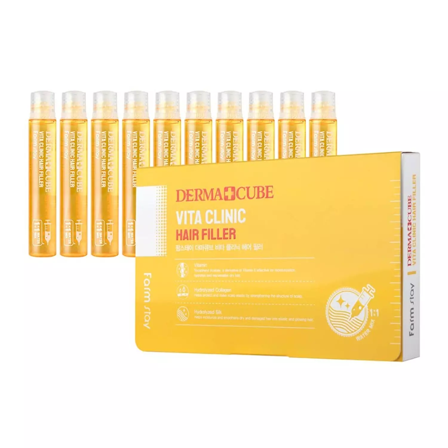 Farm Stay Derma Cube Vita Clinic Hair Filler image