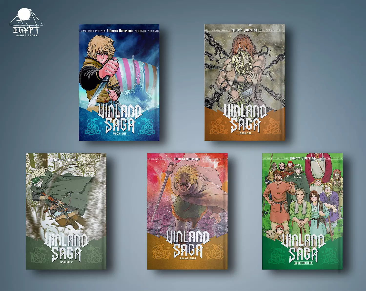 Vinland saga (13 available volumes) 