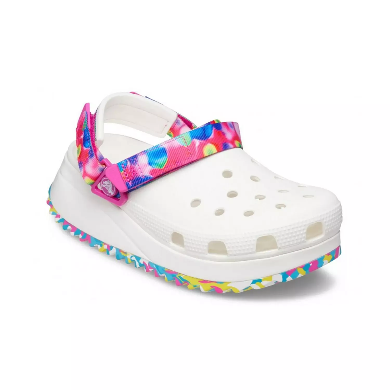 Crocs Classic Hiker Clog Women White x Pink  1