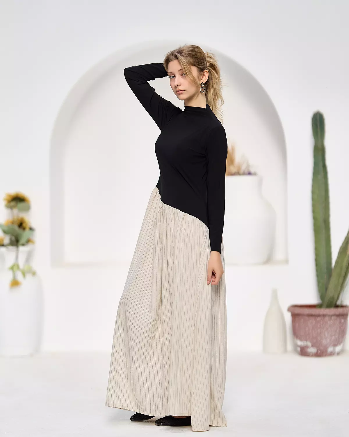 Pure linen dress 2