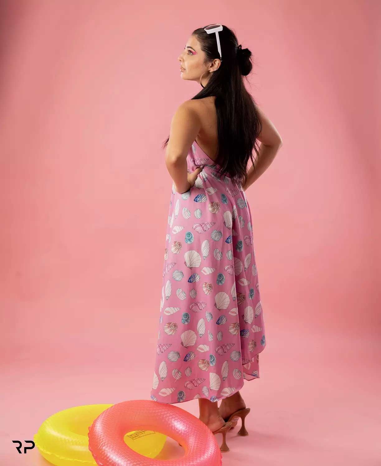Backless Printed  Dress 2