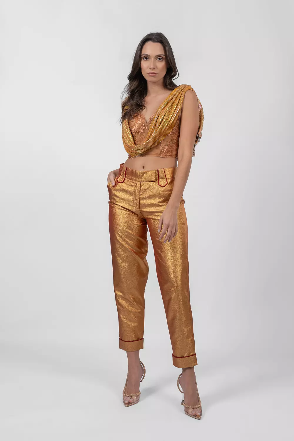 Rose Gold Trousers  hover image