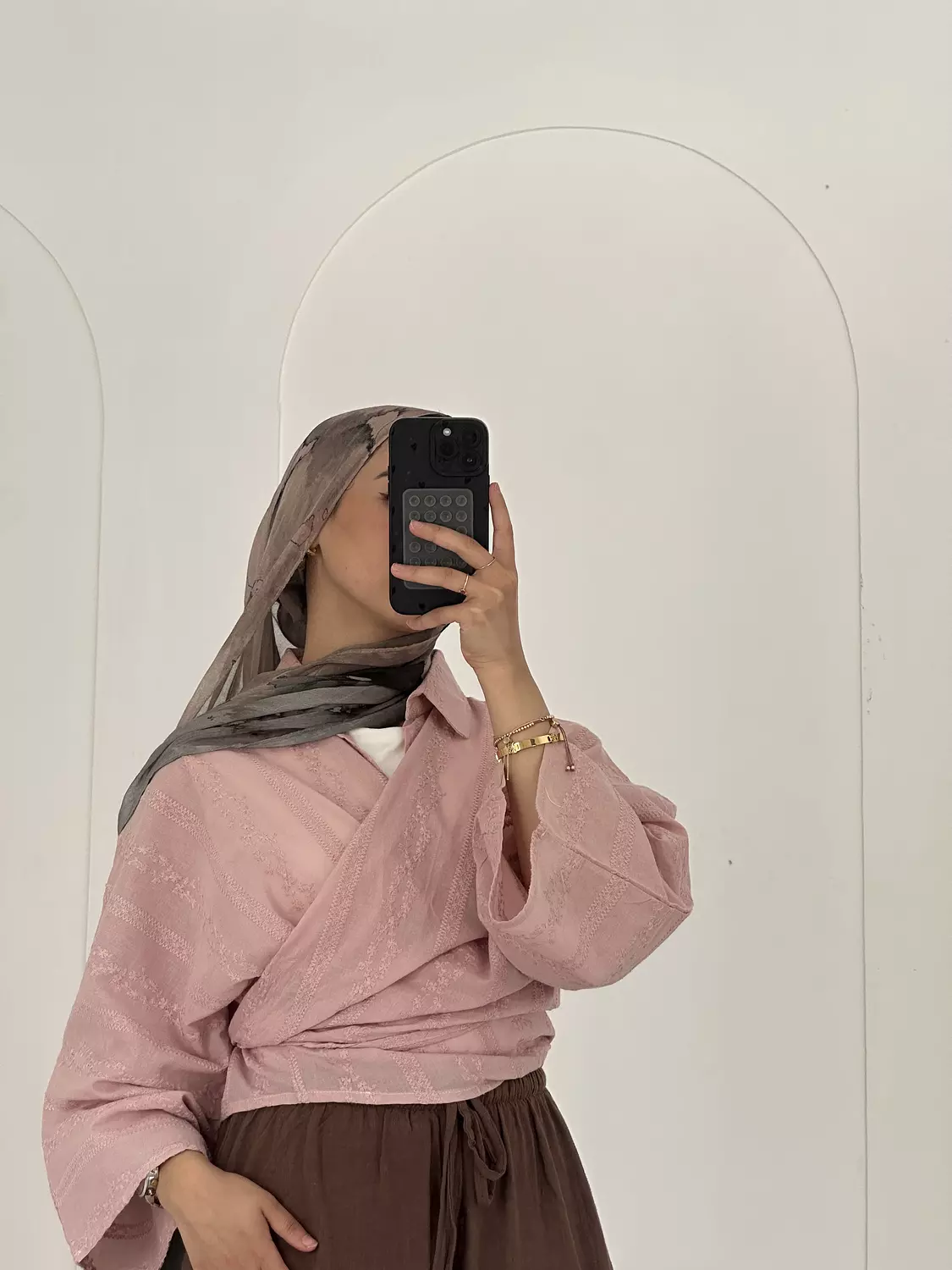 Embroidered Tie Top 1