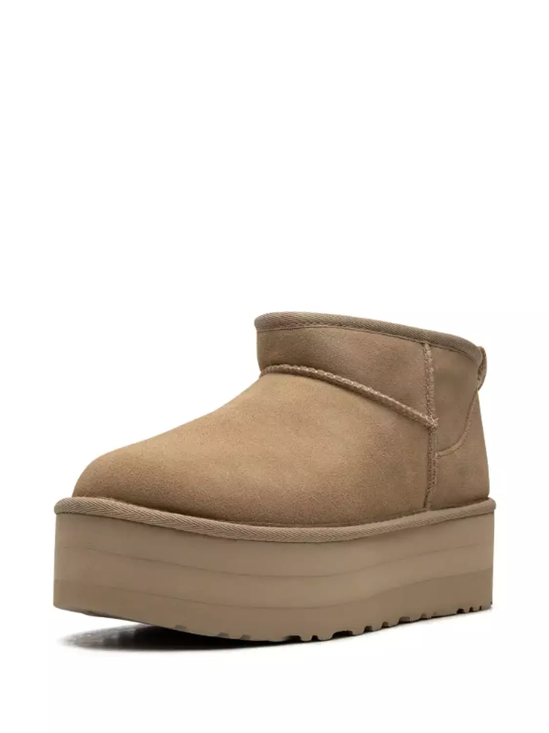 UGG Classic Ultra Mini Platform 50mm "Mustard Seed" boots 2