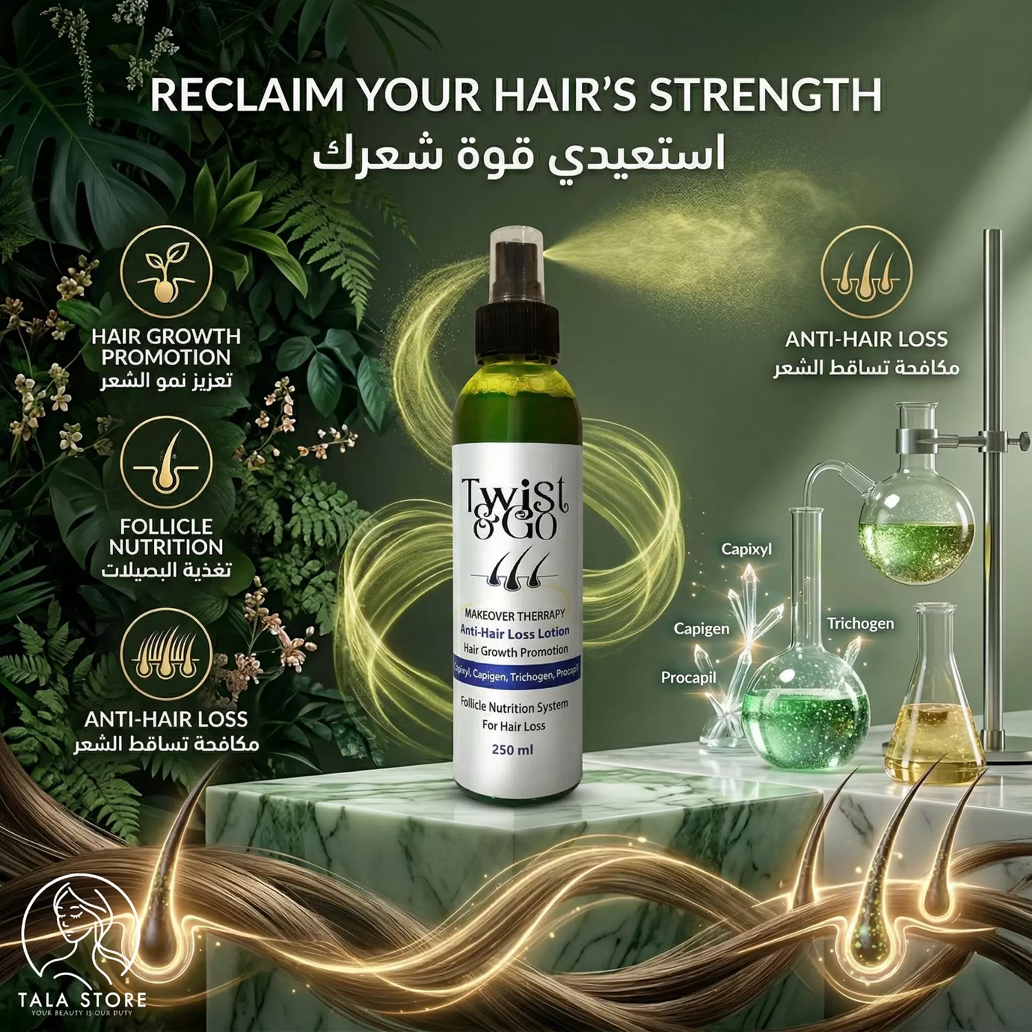 Twist & Go Anti-Hair Loss Lotion - 250 ml image