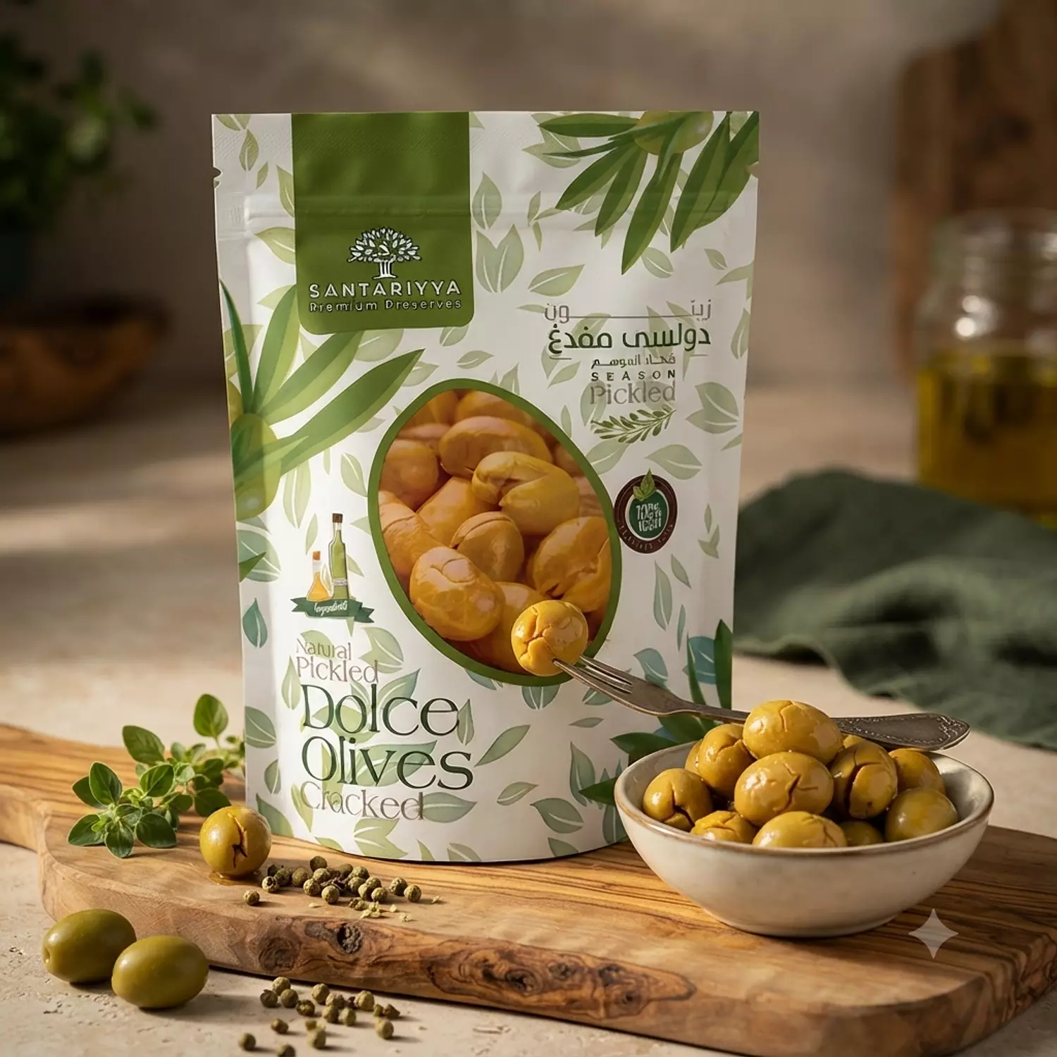 Cracked Dolce Olives Pouch 250g hover image