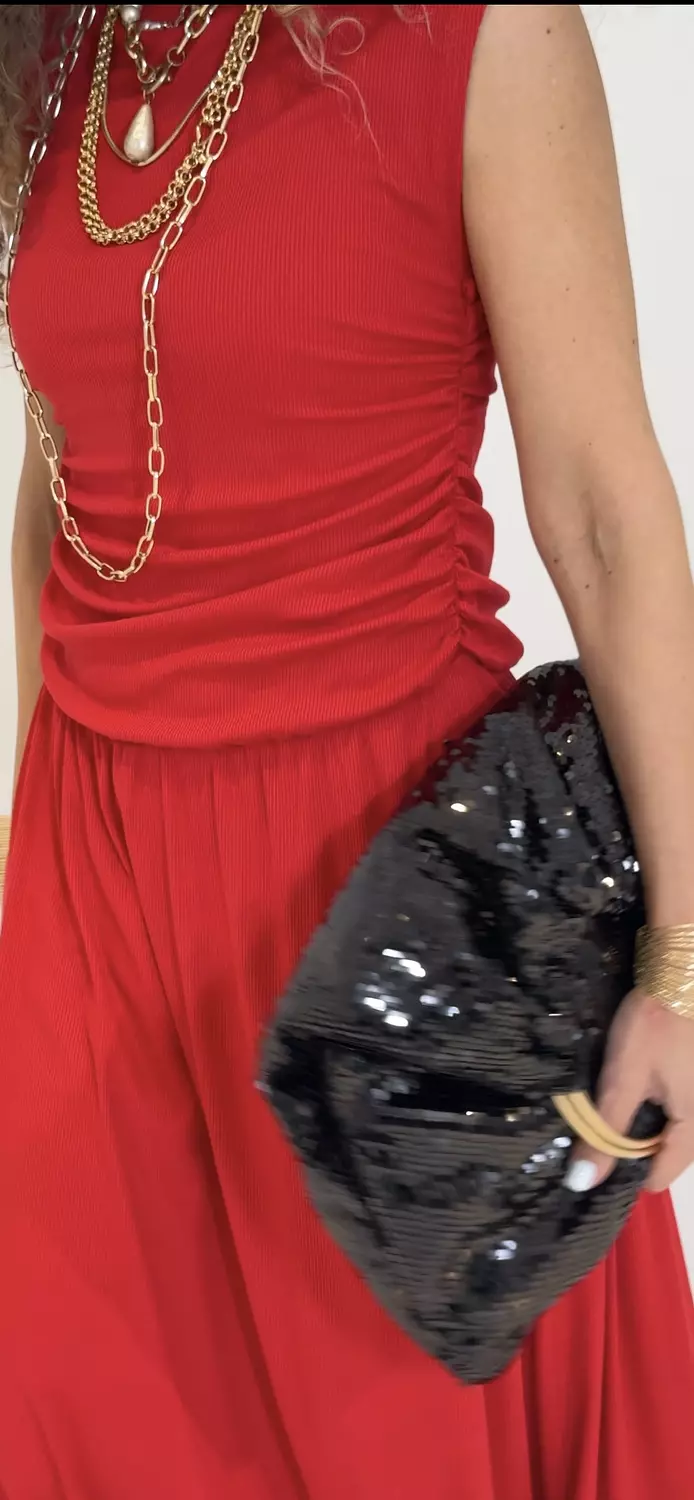 Red Lycra Dress  (3164) 2