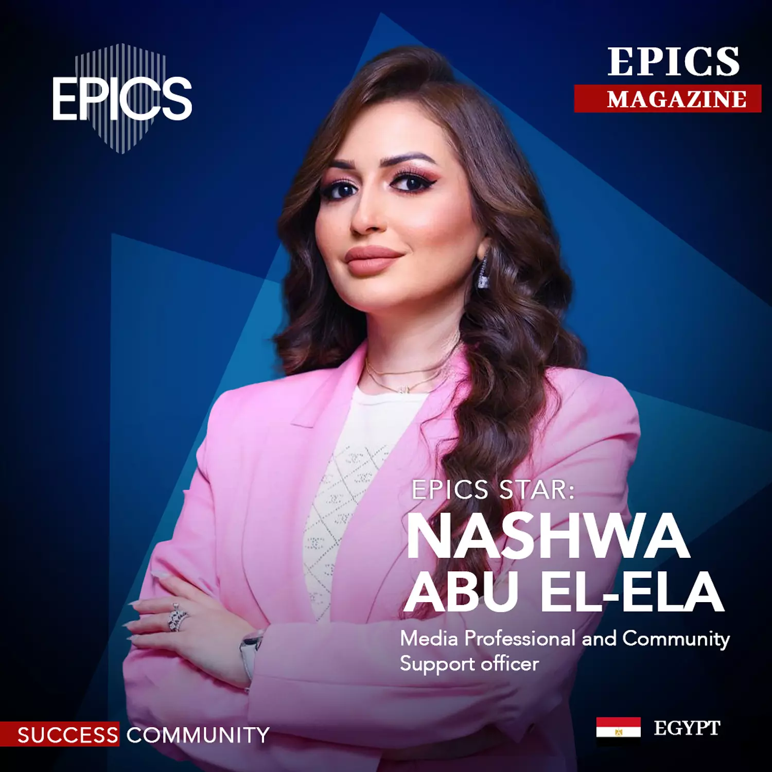 <p>🎖️🌐 Nashwa Abu El-ElA, (story)_  business &amp; media professional.</p>