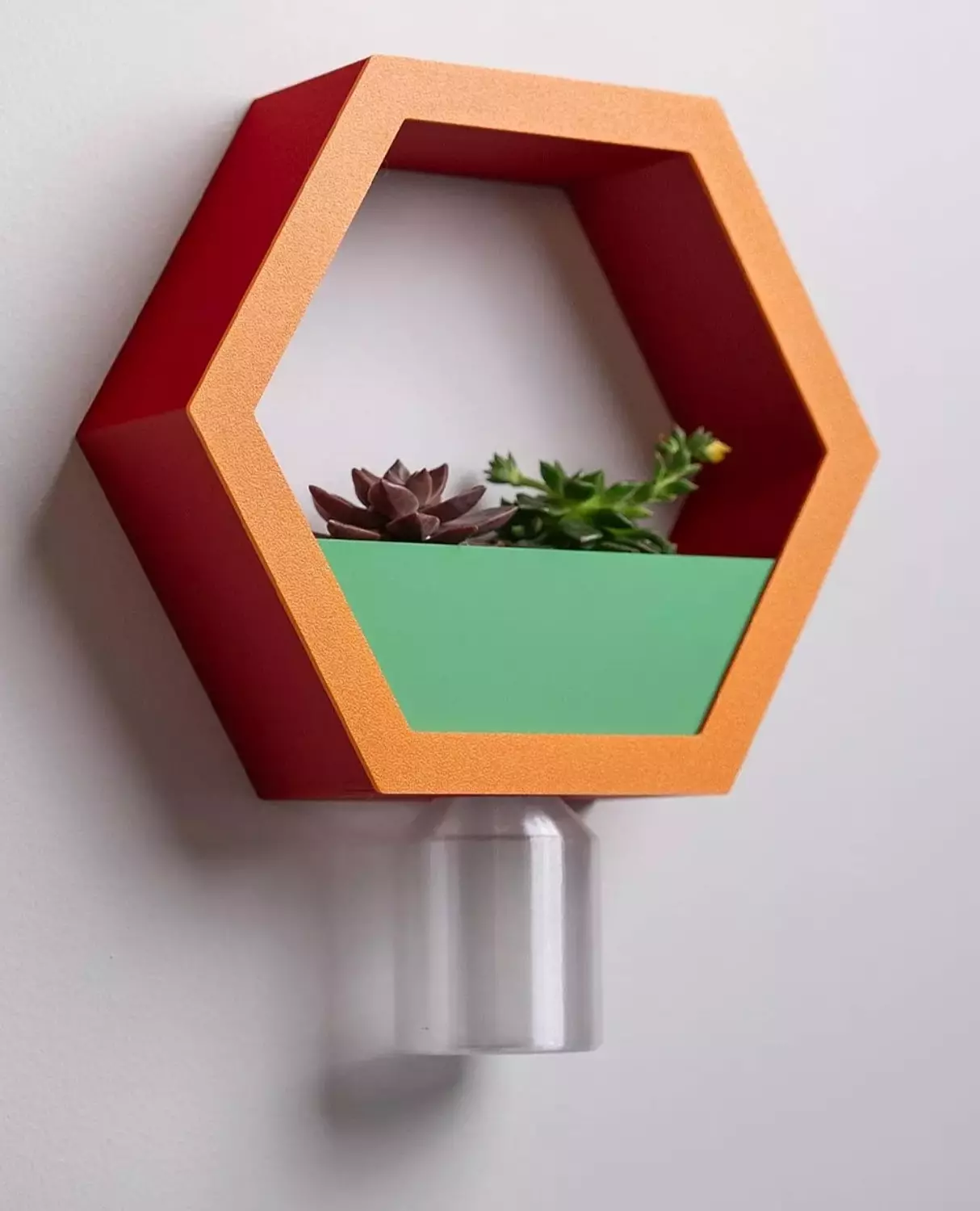 Hexagon Wall Planter by Pots  hover image