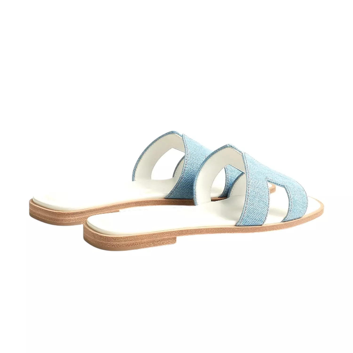 Hermes Pre-Owned Oran Sandals | Blue 1