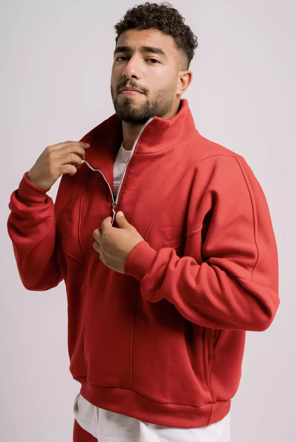 UNISEX Quarter Zip Sweater  7