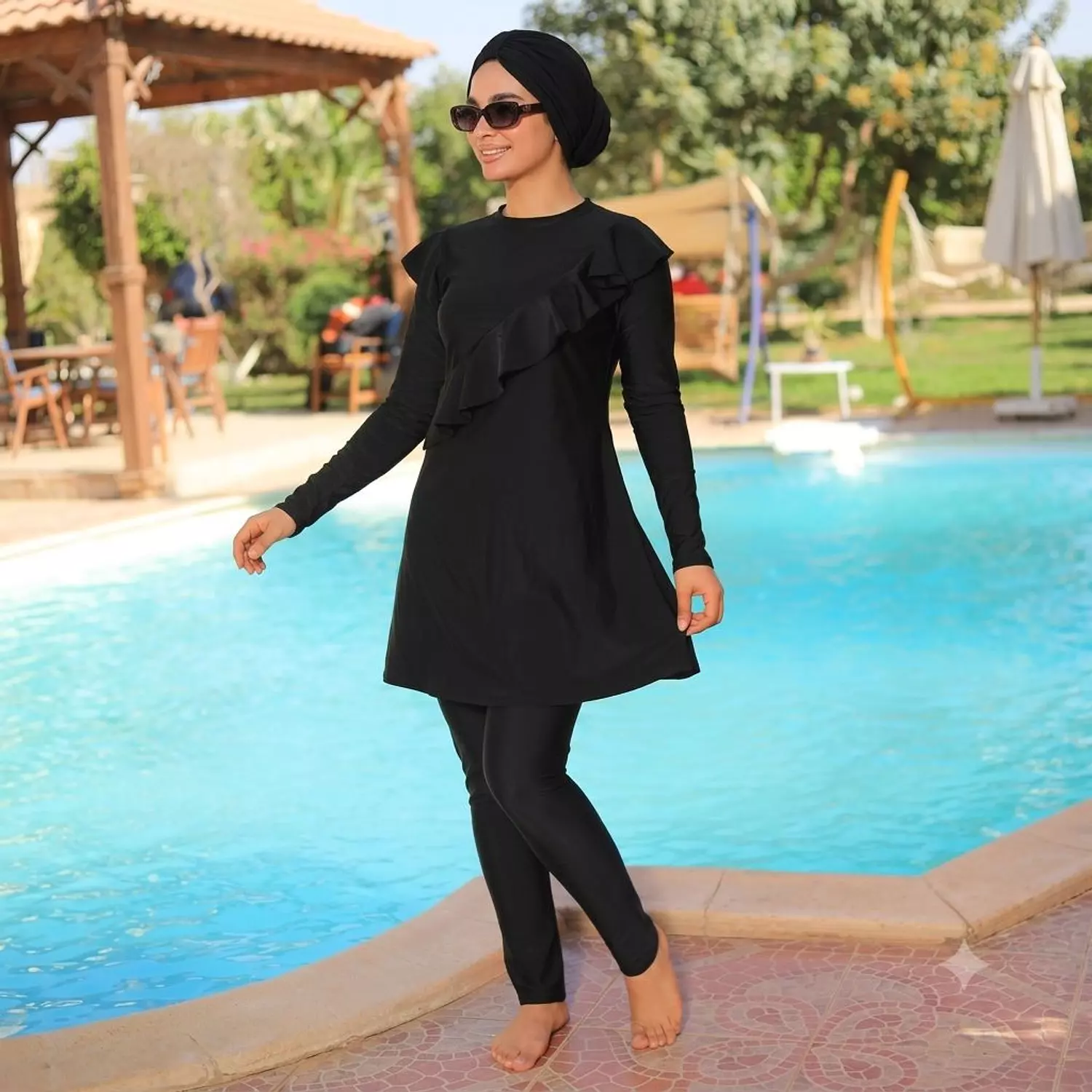 Ruffled Burkini 1
