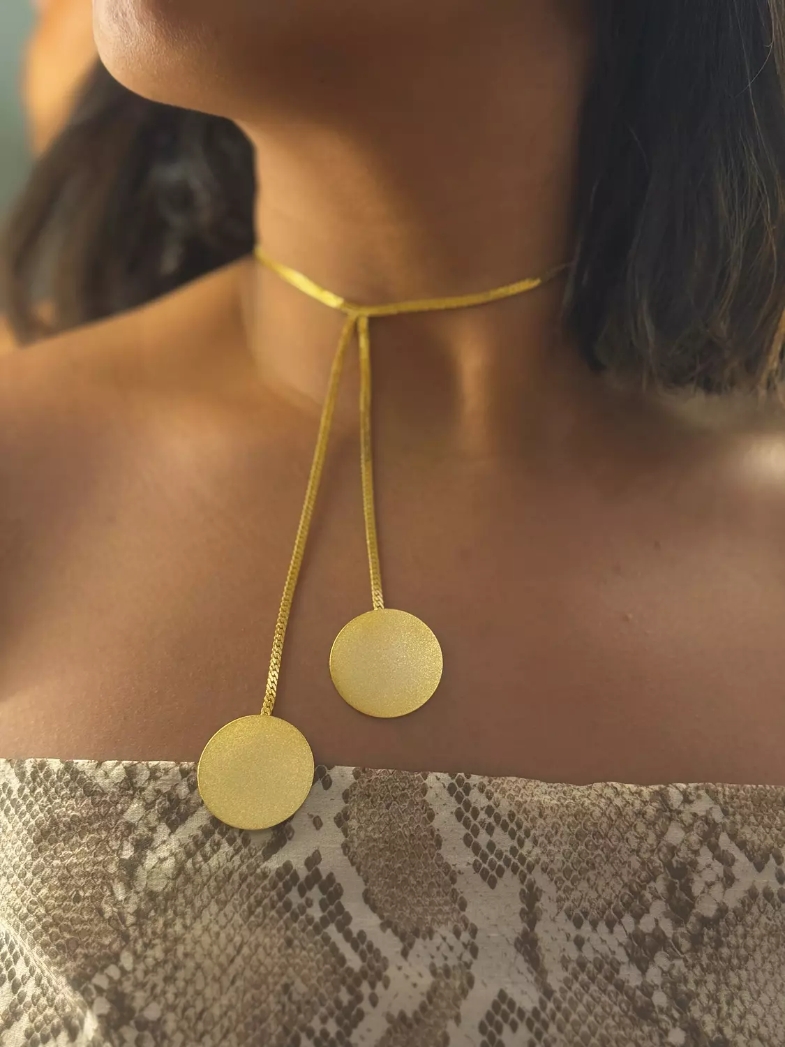 Two Circles Choker  image