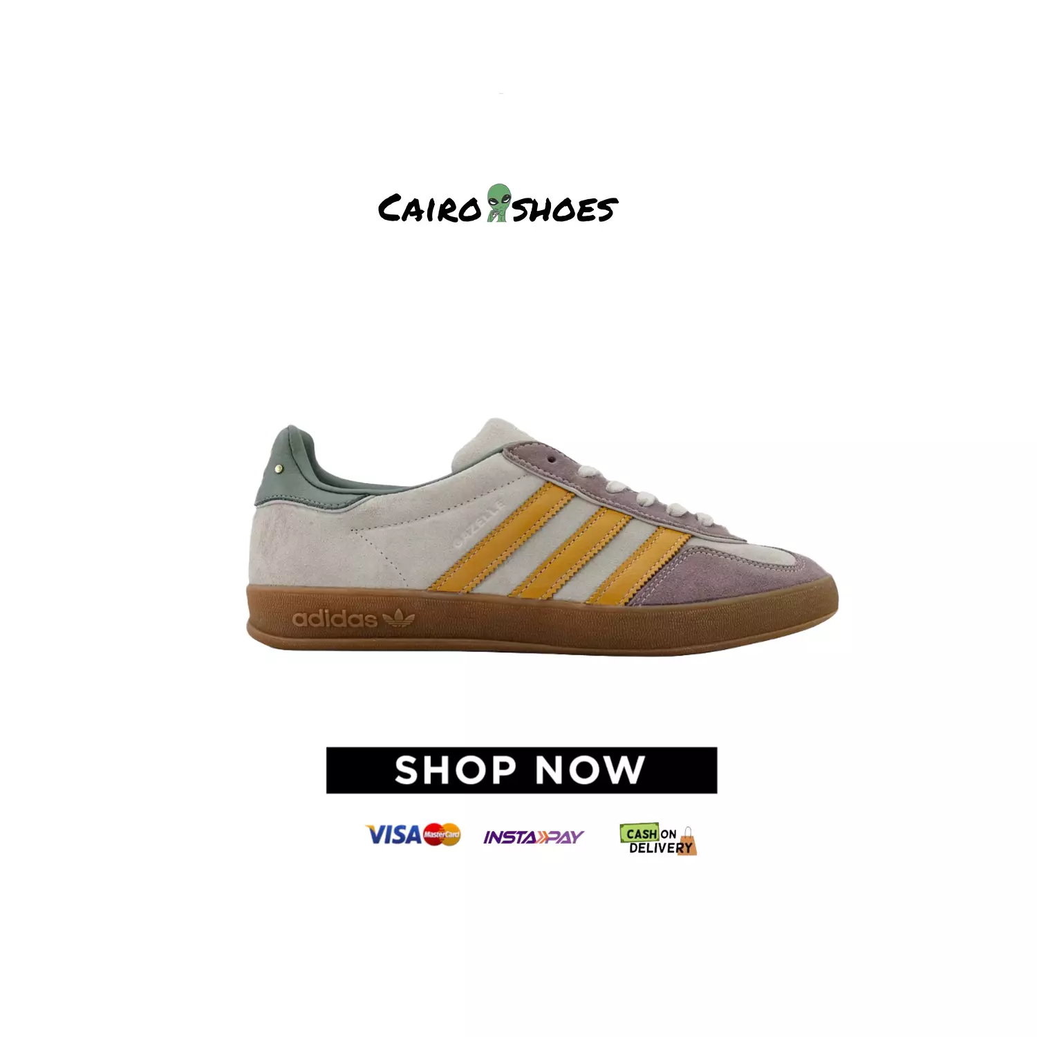 Adidas Gazelle Indoor - Off White Preloved Yellow  image