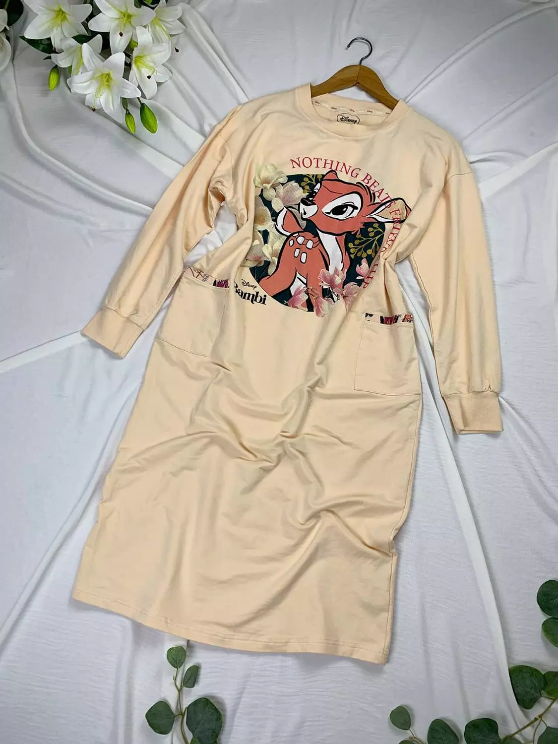 Pure cotton sleeping shirt from Splash image