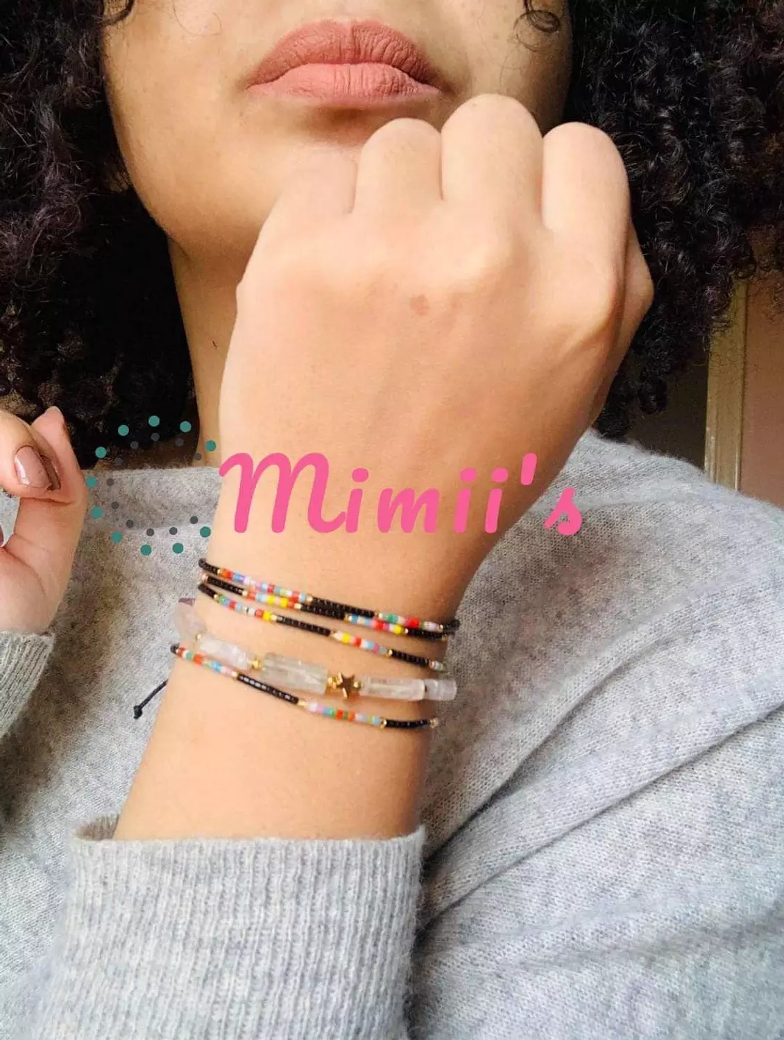 Black Bracelet Set image