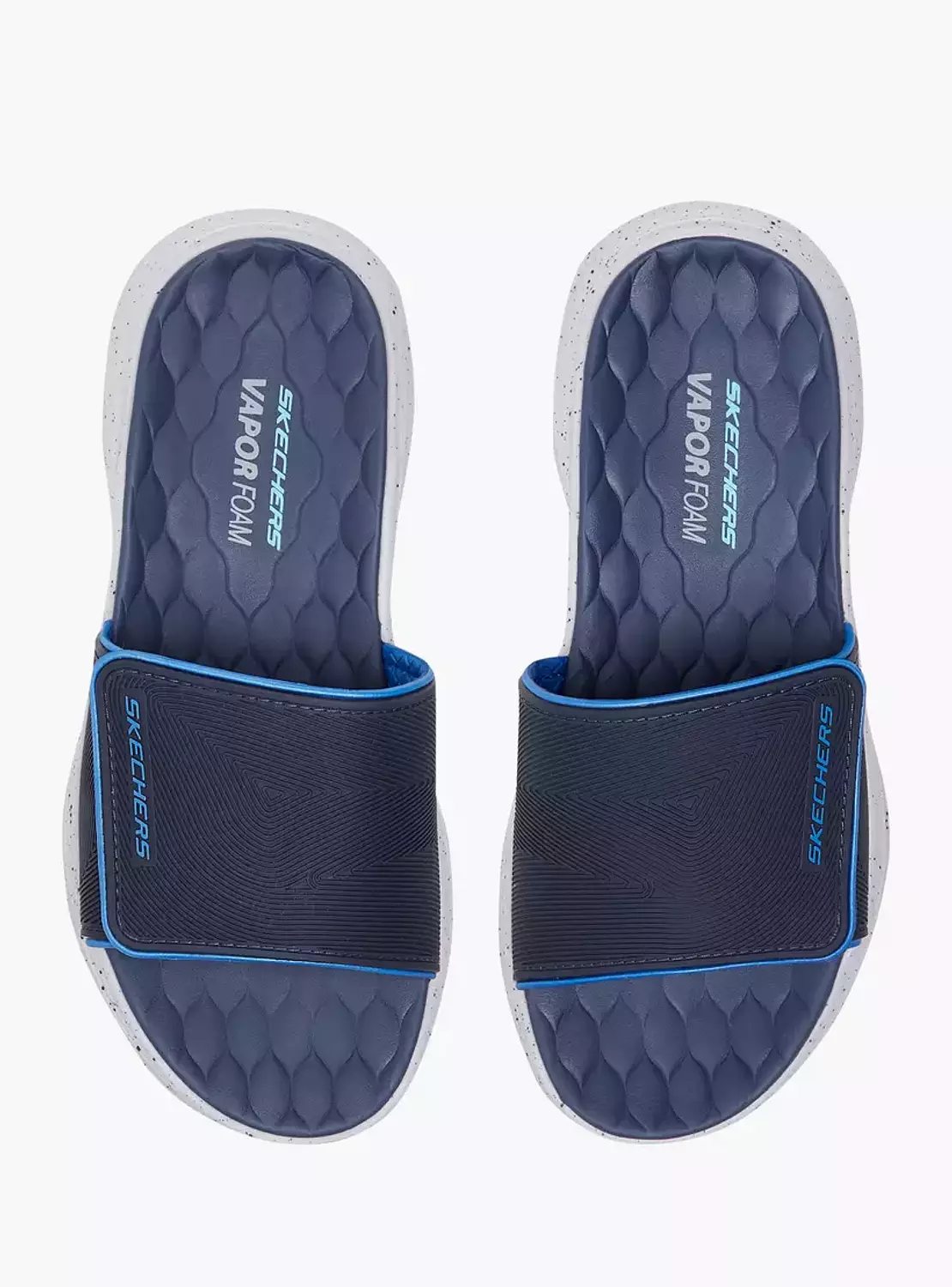 Skechers Men's Vapor Foam Slip-On Sandal Blue image