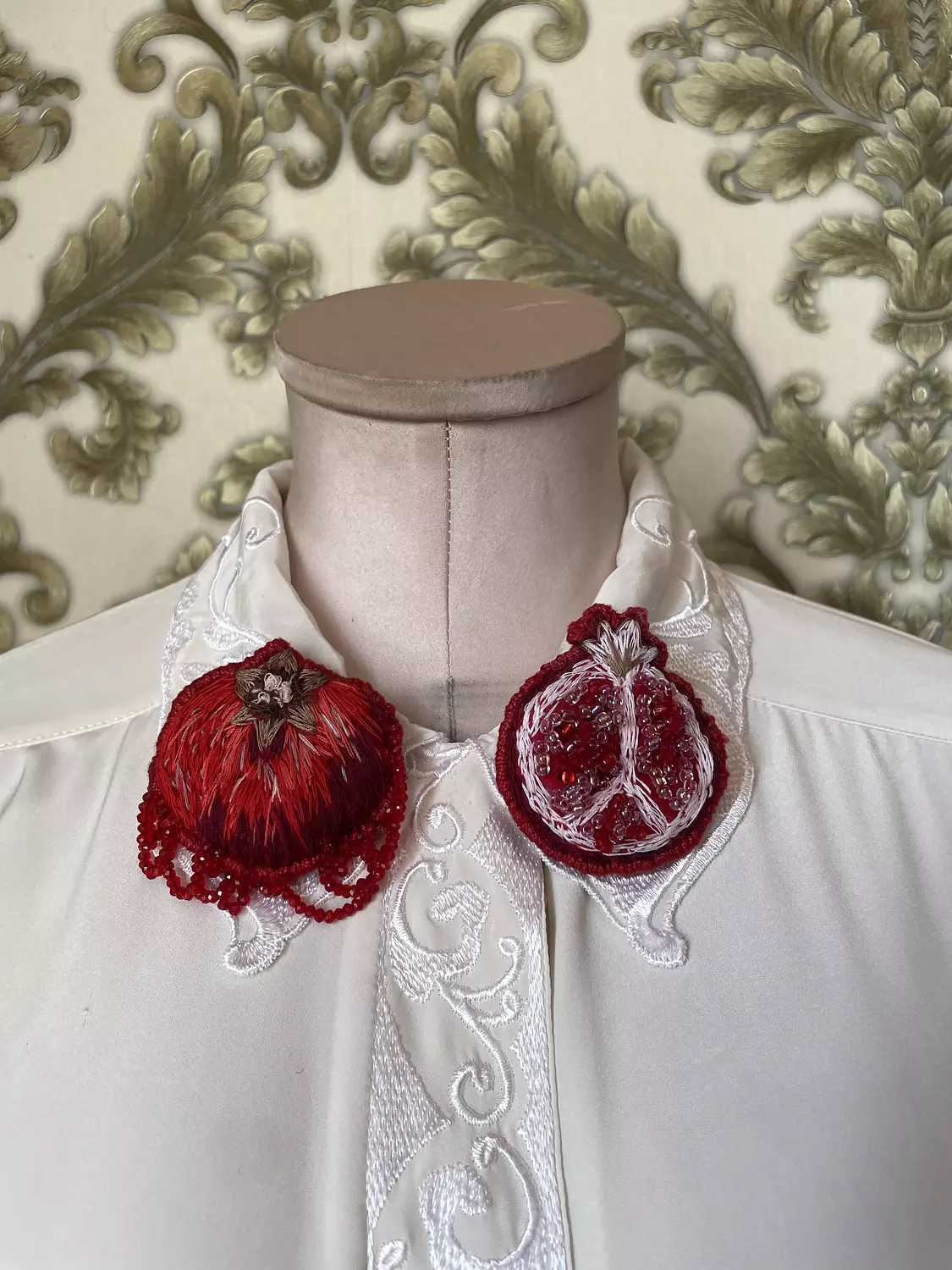 Pomegranate brooch  2