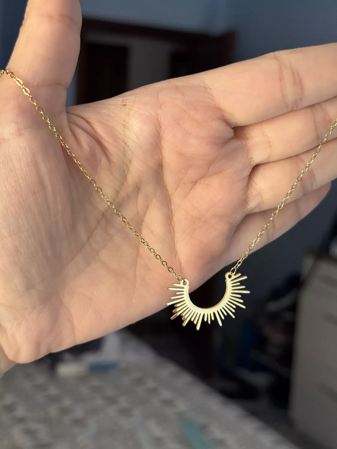 Stainless Steel Gold Necklace ( Stock ) 3