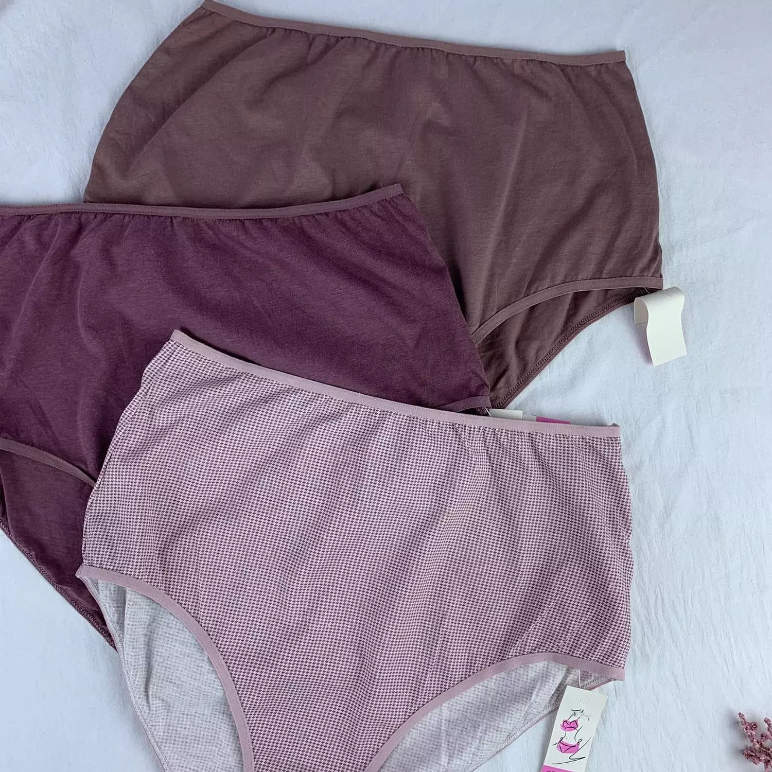 3 pieces cotton panty set from primark hover image