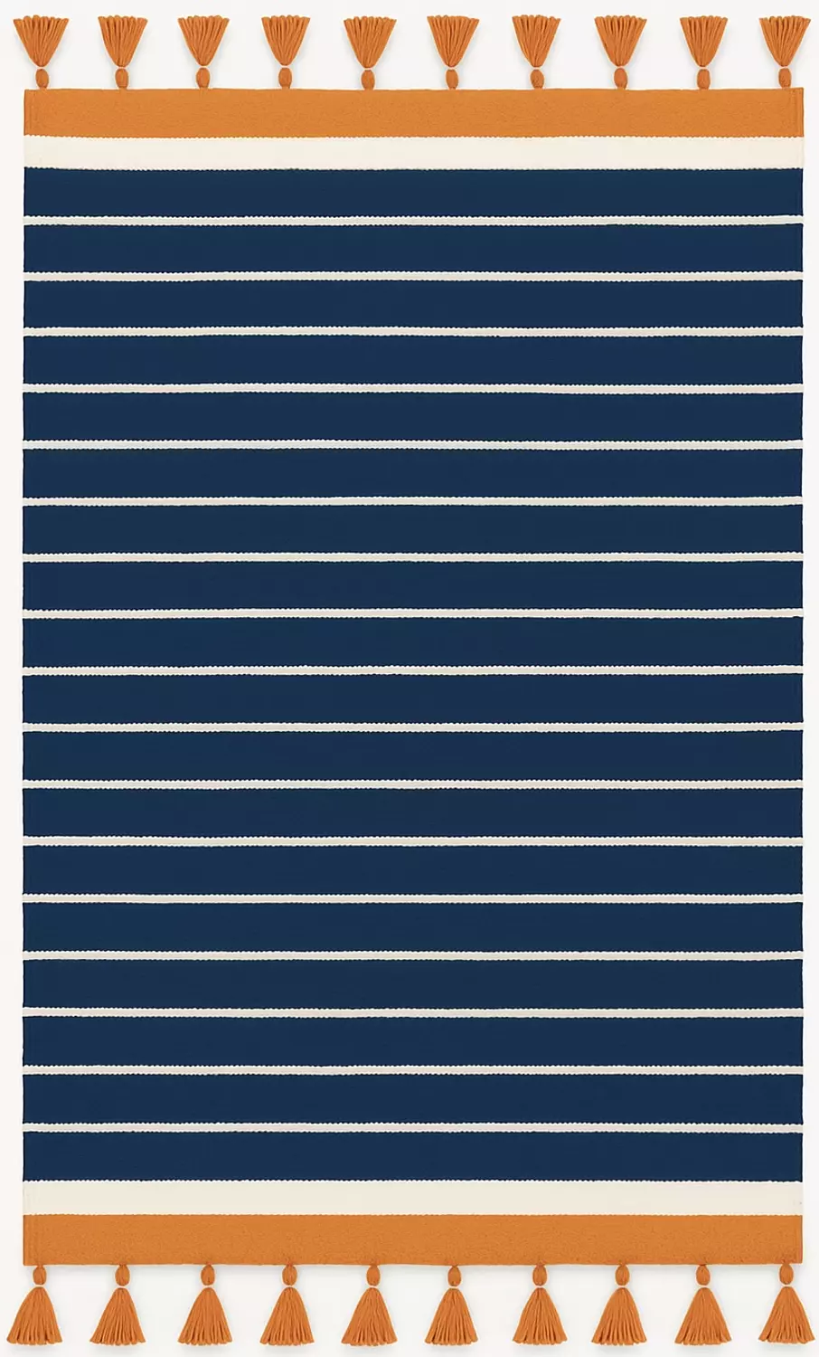 Nautical Stripes Kilim Rug image