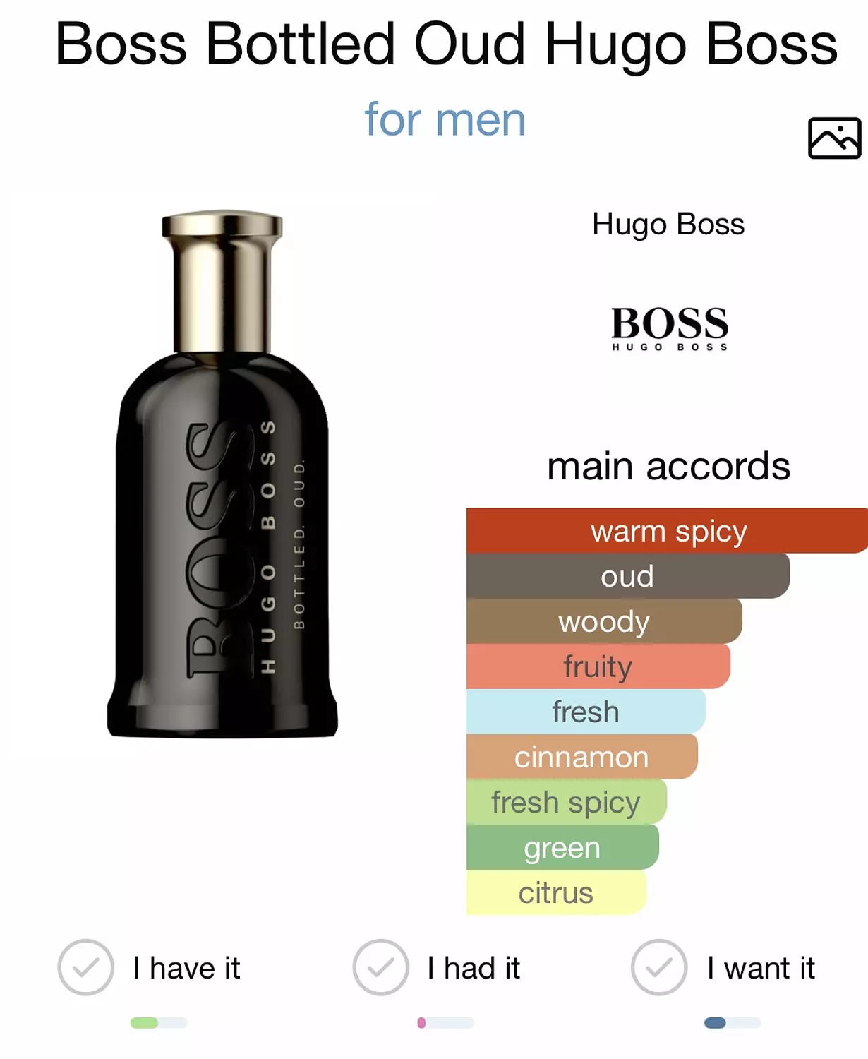 Boss Bottled Oud Hugo Boss 1