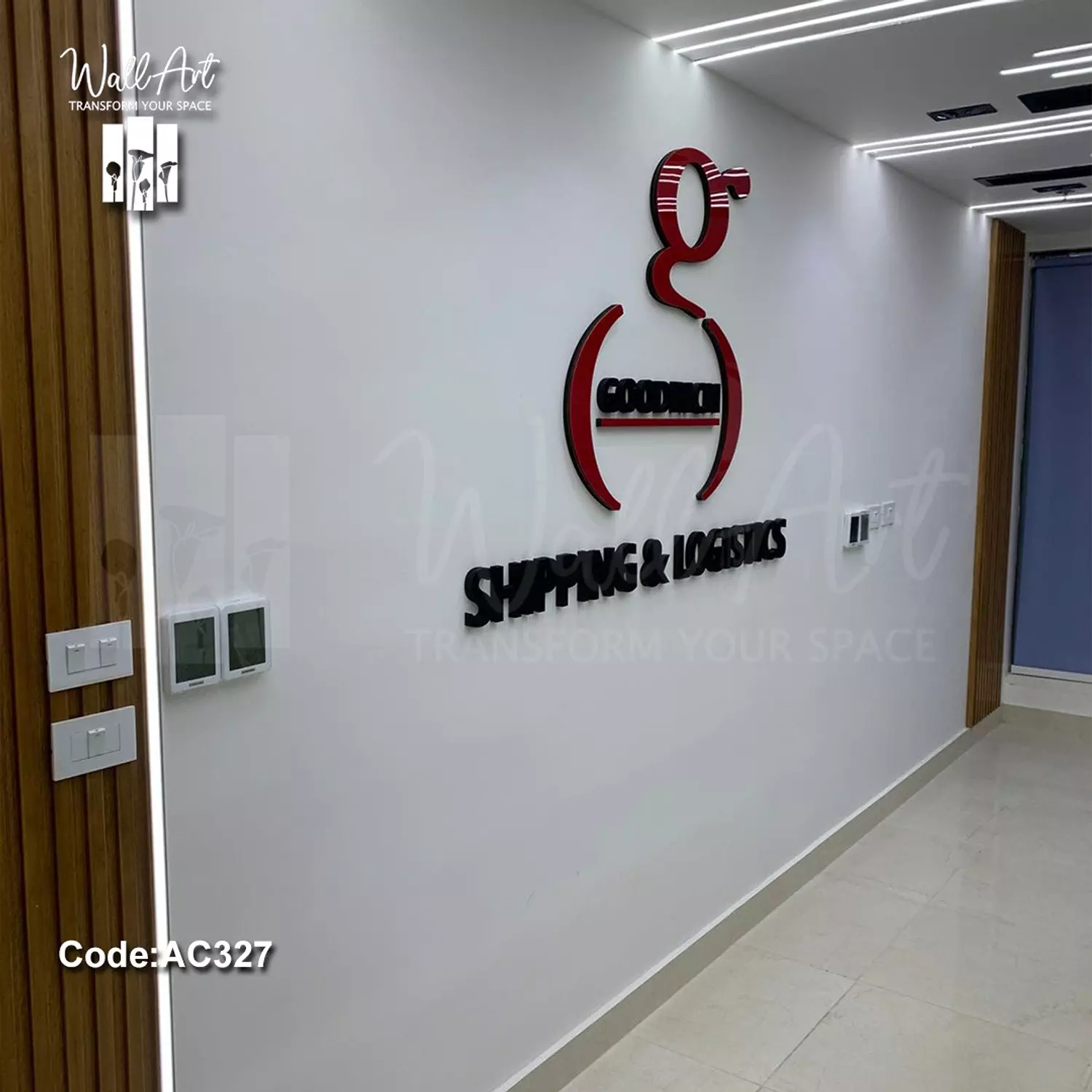 AC327- Coloured Acrylic Logo   4