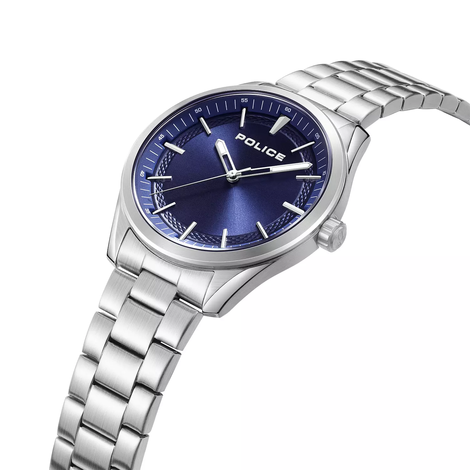 Police Grille Silver Stainless Steel Watch For Men 48.5MM - 5 ATM - PEWJG0018203 2