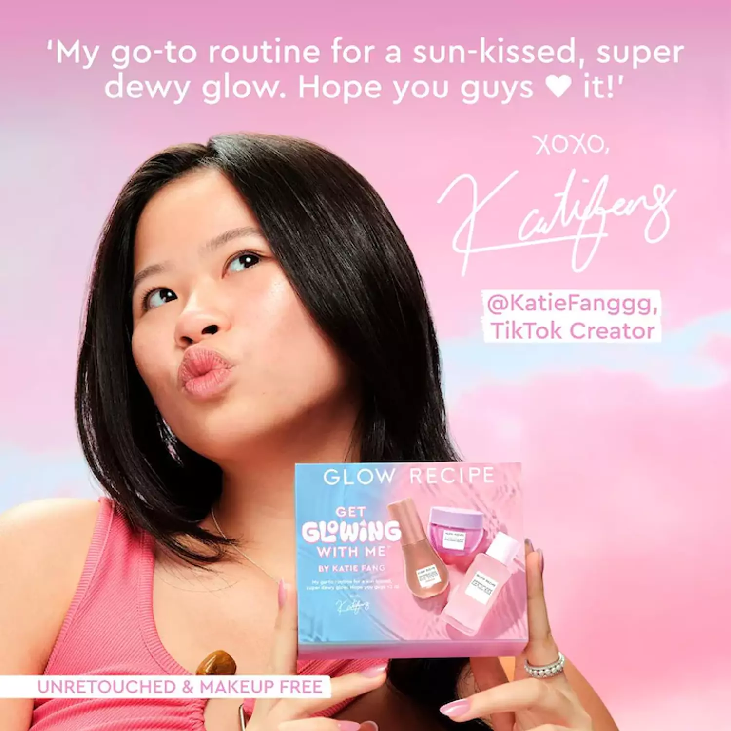 Glow Recipe Get Glowing With Me™ Kit by Katie Fang with Hue Drops Tinted Serum 3