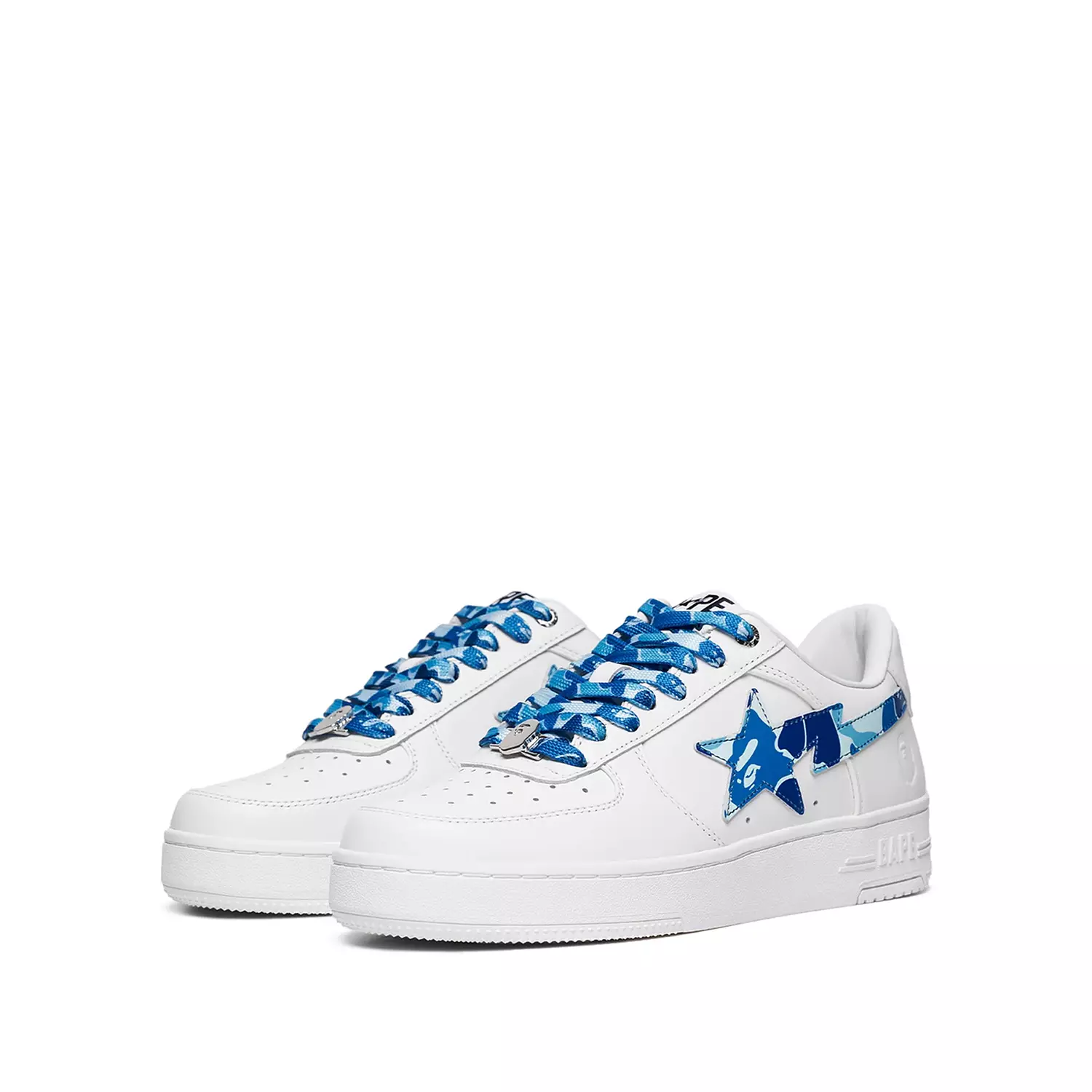 A Bathing Ape Bape Sta Low sneakers in the "ABC Camo Pack - Blue" hover image
