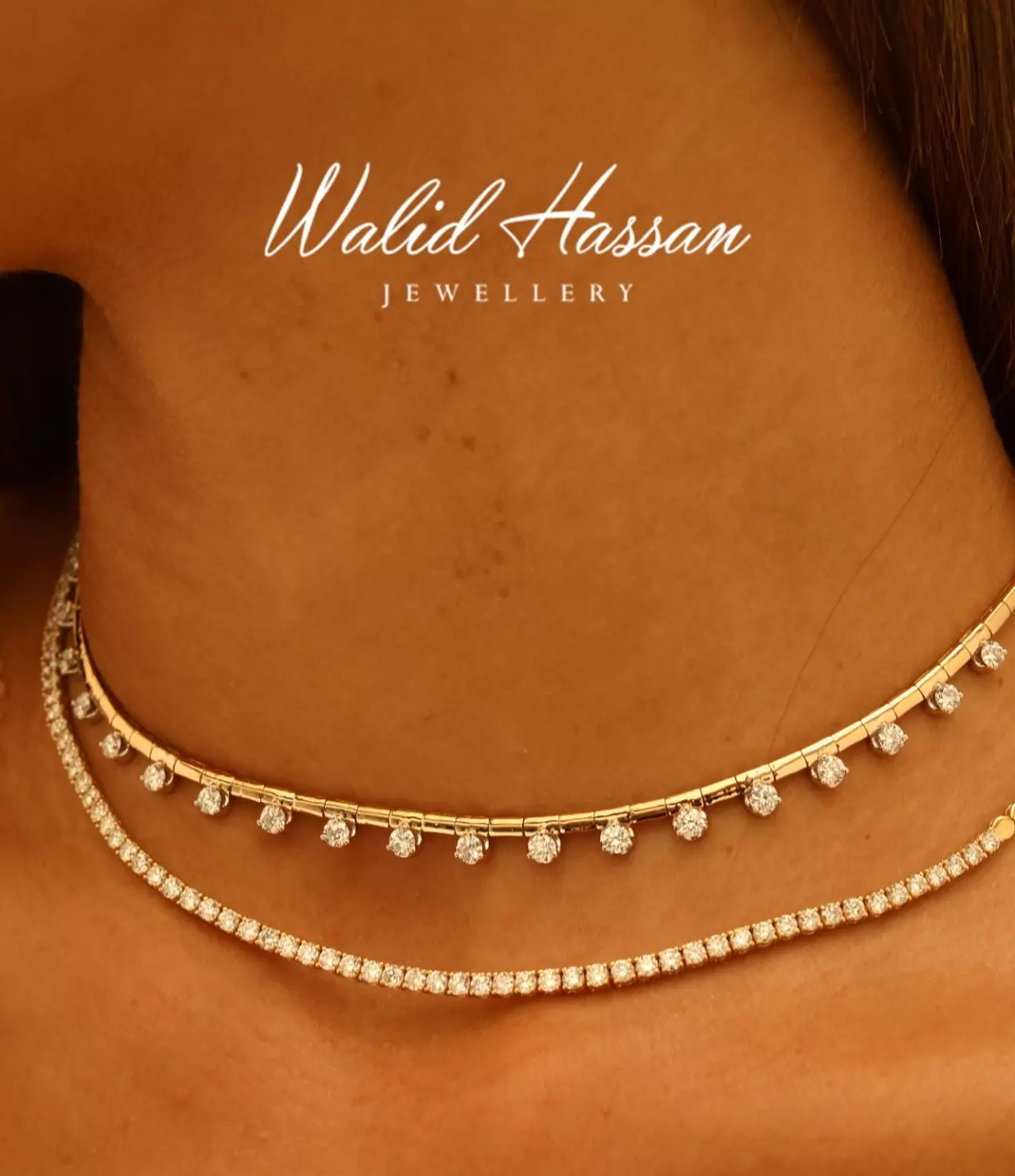 diamond choker 1351 1