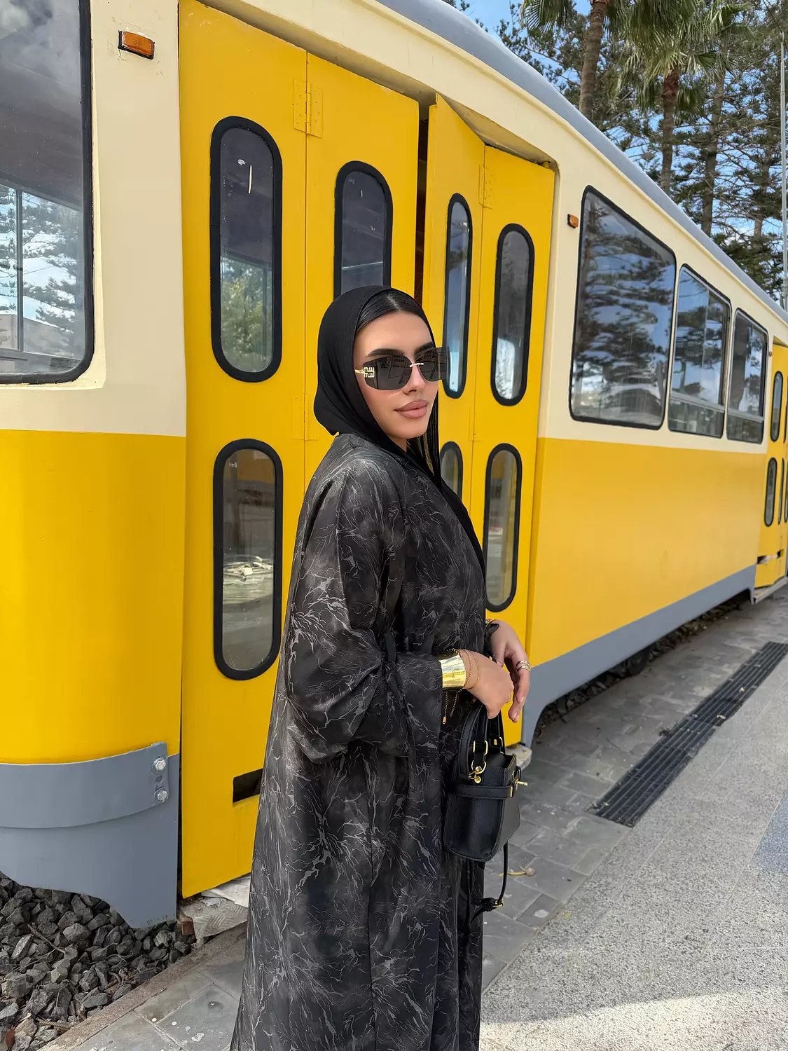 Black Marble Cardigan 2