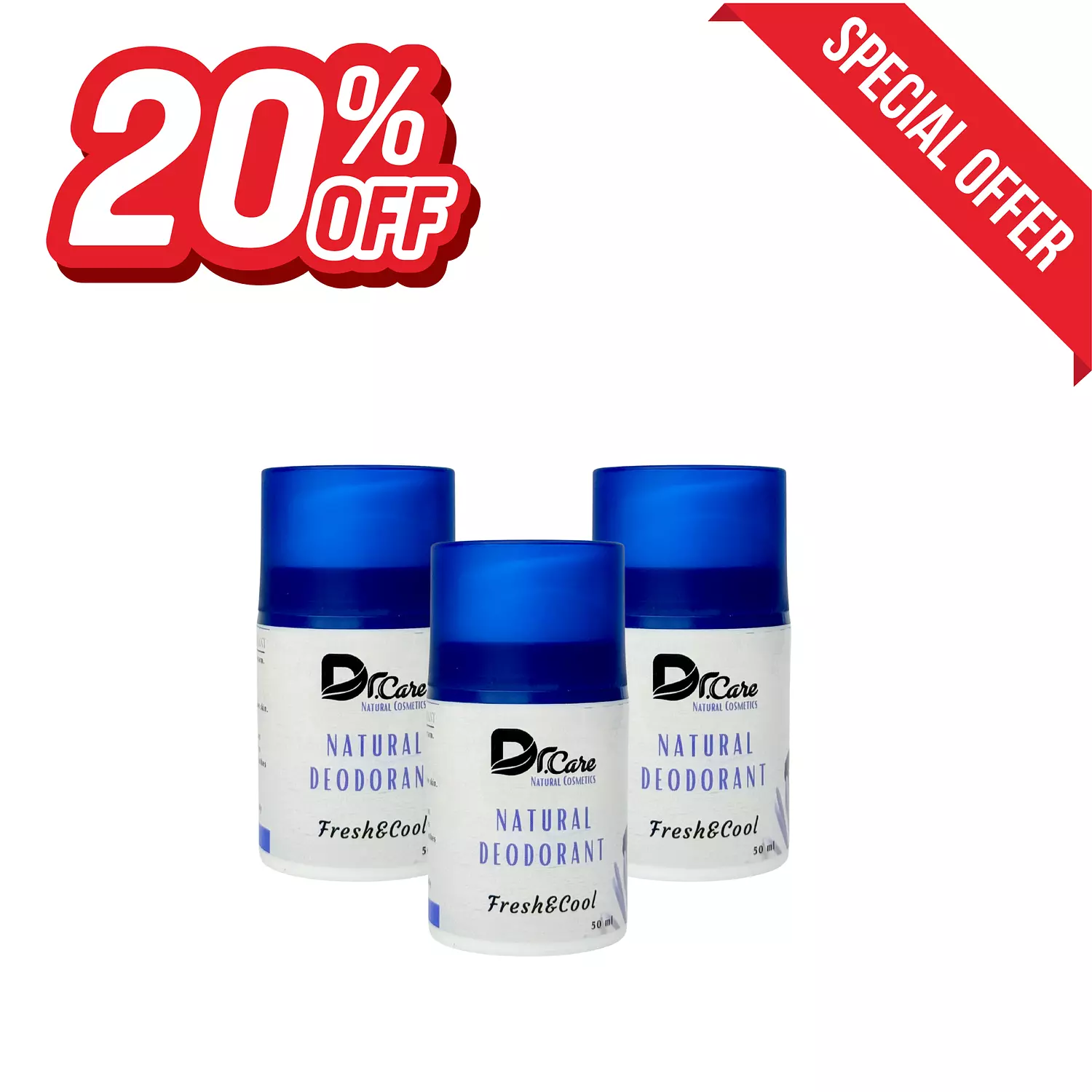 NATURAL DEODORANT Offer 50% image