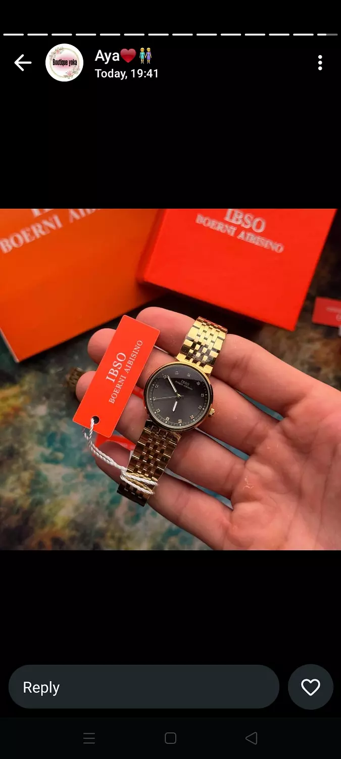 Black ibso watch  image