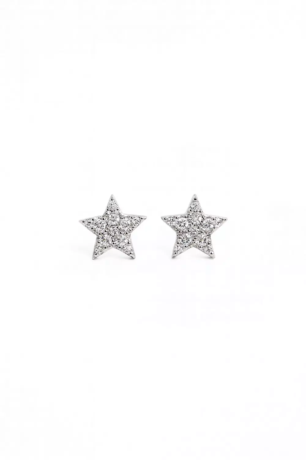 Silver Earrings Star 1